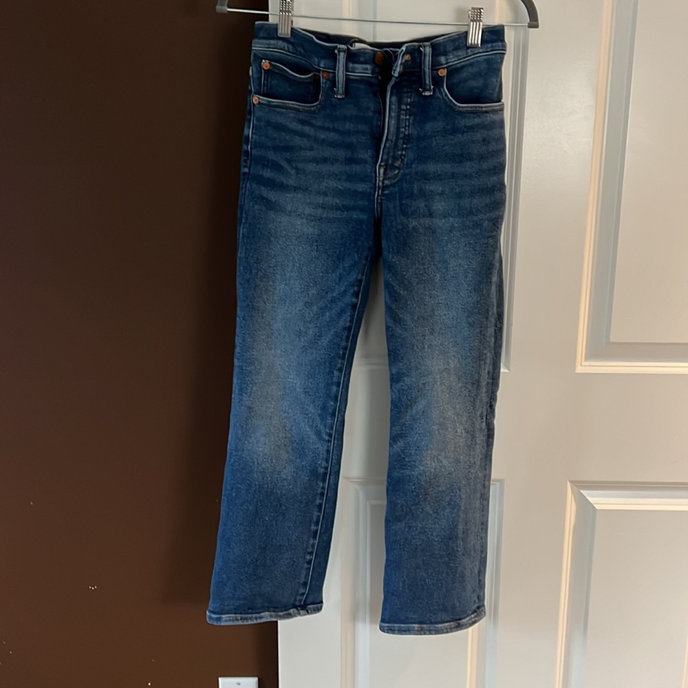 Madewell Cali Demi-Boot Jeans in Bodney wash size 27